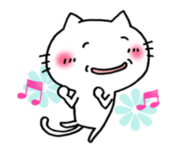 For now Oh By a cat sticker #14954982