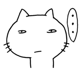 For now Oh By a cat sticker #14954992