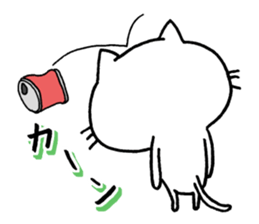 For now Oh By a cat sticker #14954998