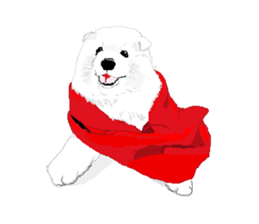 SAMOYED LOVE 2 sticker #14955325