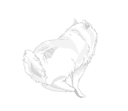 SAMOYED LOVE 2 sticker #14955328