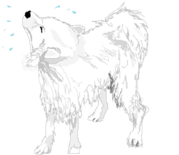 SAMOYED LOVE 2 sticker #14955330