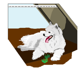 SAMOYED LOVE 2 sticker #14955331