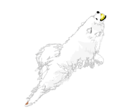 SAMOYED LOVE 2 sticker #14955333