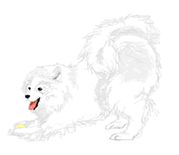 SAMOYED LOVE 2 sticker #14955335