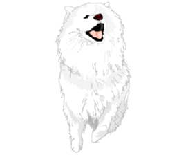 SAMOYED LOVE 2 sticker #14955337