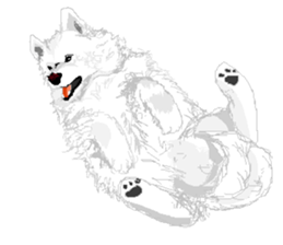 SAMOYED LOVE 2 sticker #14955338
