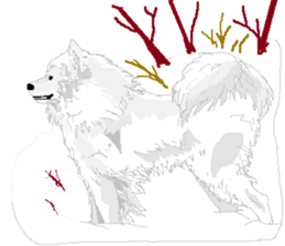 SAMOYED LOVE 2 sticker #14955339