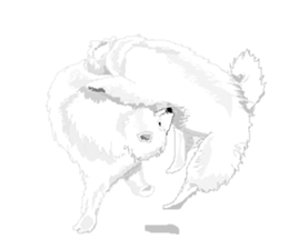 SAMOYED LOVE 2 sticker #14955344
