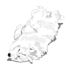 SAMOYED LOVE 2 sticker #14955345