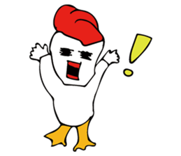 Rooster human fellow may be able to use sticker #14955526