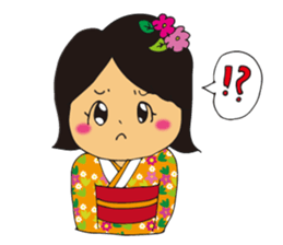 Japanese-style Japanese style sticker sticker #14957031