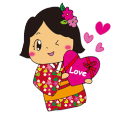 Japanese-style Japanese style sticker sticker #14957045