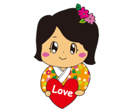 Japanese-style Japanese style sticker sticker #14957056