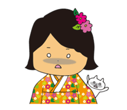 Japanese-style Japanese style sticker sticker #14957057