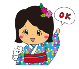 Japanese-style Japanese style sticker sticker #14957062