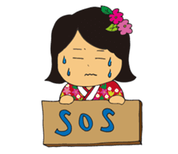 Japanese-style Japanese style sticker sticker #14957067