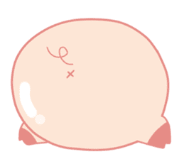 Vivid Emotions with Chubby Cute Pink Pig sticker #14957443