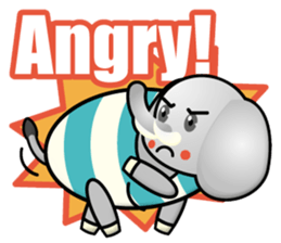 big elephant boy sticker #14958314