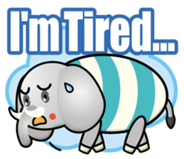 big elephant boy sticker #14958315