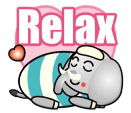 big elephant boy sticker #14958316