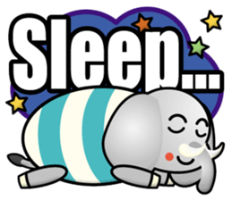 big elephant boy sticker #14958317