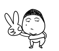 Take it easy. I'm Person!! sticker #14958471