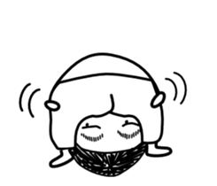 Take it easy. I'm Person!! sticker #14958473