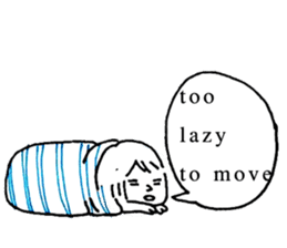 Cocoon girl (English version) sticker #14959183