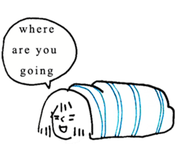 Cocoon girl (English version) sticker #14959185