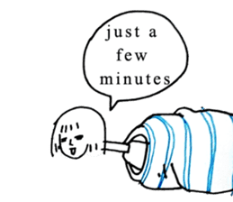 Cocoon girl (English version) sticker #14959191