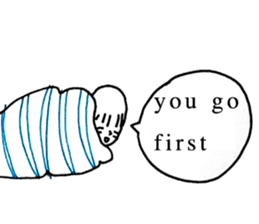 Cocoon girl (English version) sticker #14959192