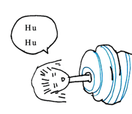 Cocoon girl (English version) sticker #14959193