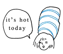 Cocoon girl (English version) sticker #14959208