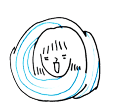Cocoon girl (English version) sticker #14959212