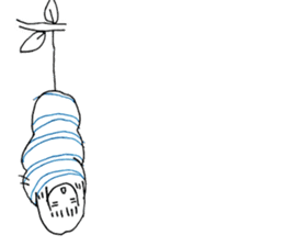 Cocoon girl (English version) sticker #14959214