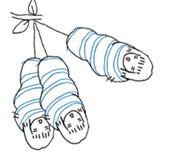 Cocoon girl (English version) sticker #14959215