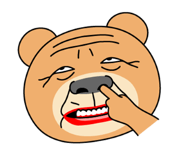 Old Bear And Bird sticker #14959224