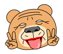 Old Bear And Bird sticker #14959225