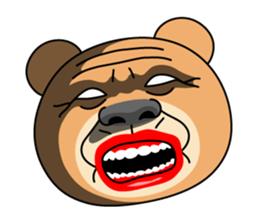 Old Bear And Bird sticker #14959227