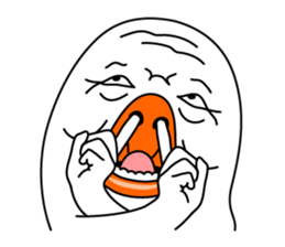 Old Bear And Bird sticker #14959228