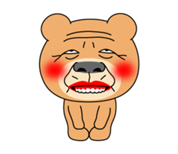 Old Bear And Bird sticker #14959230