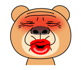 Old Bear And Bird sticker #14959232