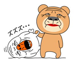 Old Bear And Bird sticker #14959243