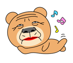 Old Bear And Bird sticker #14959252