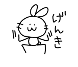 kawaii monster rabbit sticker #14959302