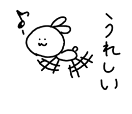 kawaii monster rabbit sticker #14959306