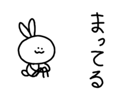 kawaii monster rabbit sticker #14959309
