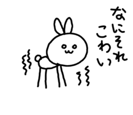 kawaii monster rabbit sticker #14959311