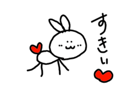 kawaii monster rabbit sticker #14959312